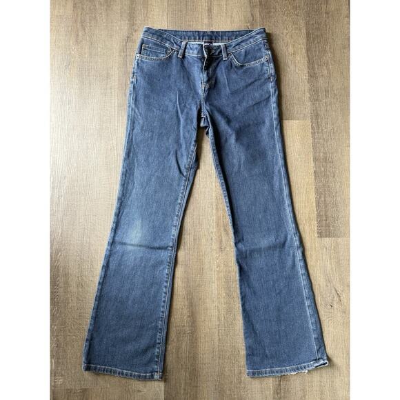 Patagonia Women's Jeans Size 29 Blue Bootcut Medium Wash Denim Mid Rise 5-Pocket - Picture 1 of 9